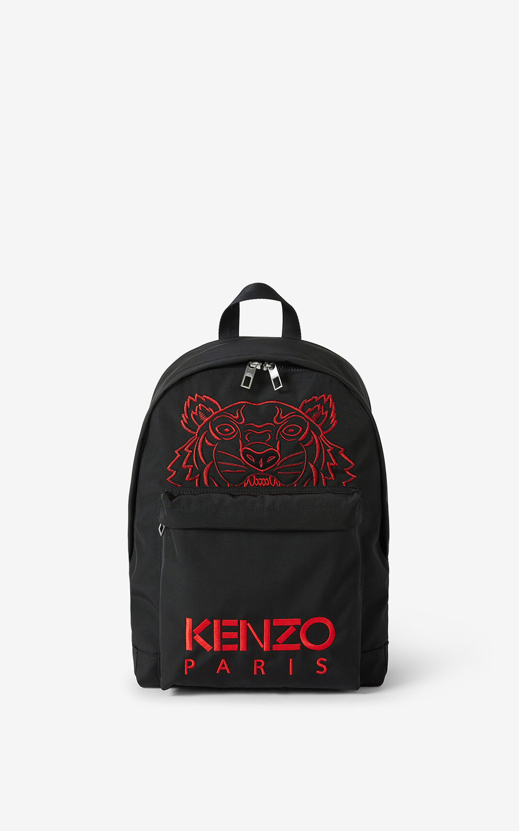 Kenzo Kampus Tiger Lona Mochila Hombre Negras | 5867194-HO